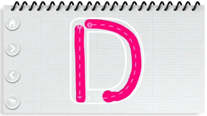 Alphabet Writing android App screenshot 3